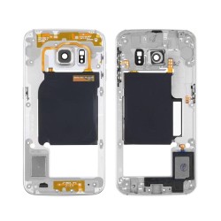 MIDDLE FRAME SAMSUNG GALAXY S6 EDGE/G925 WHITE/SILVER MIDDLE FRAME SAMSUNG GALAXY S6 EDGE/G925 WHITE/SILVER